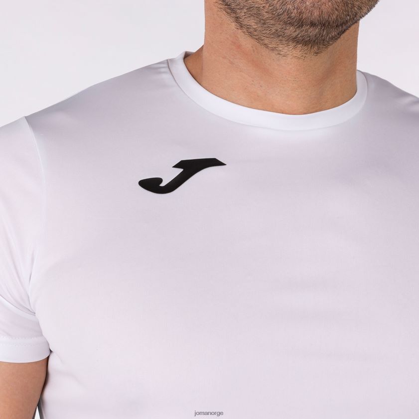 nei Joma skjorte kortermet plate ii hvit FBD0T029 menn