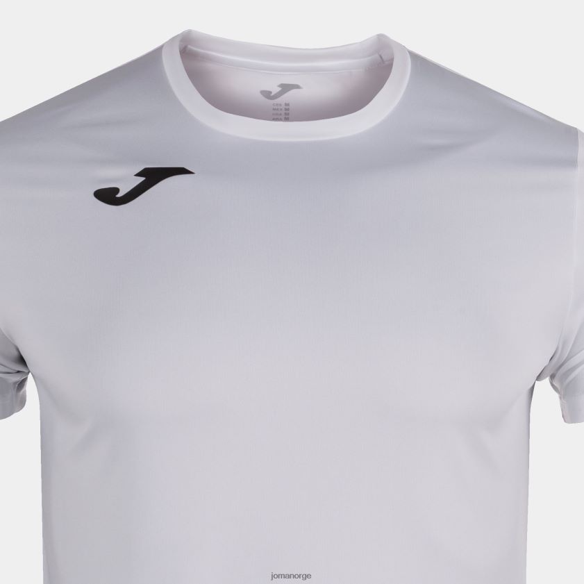 nei Joma skjorte kortermet plate ii hvit FBD0T029 menn
