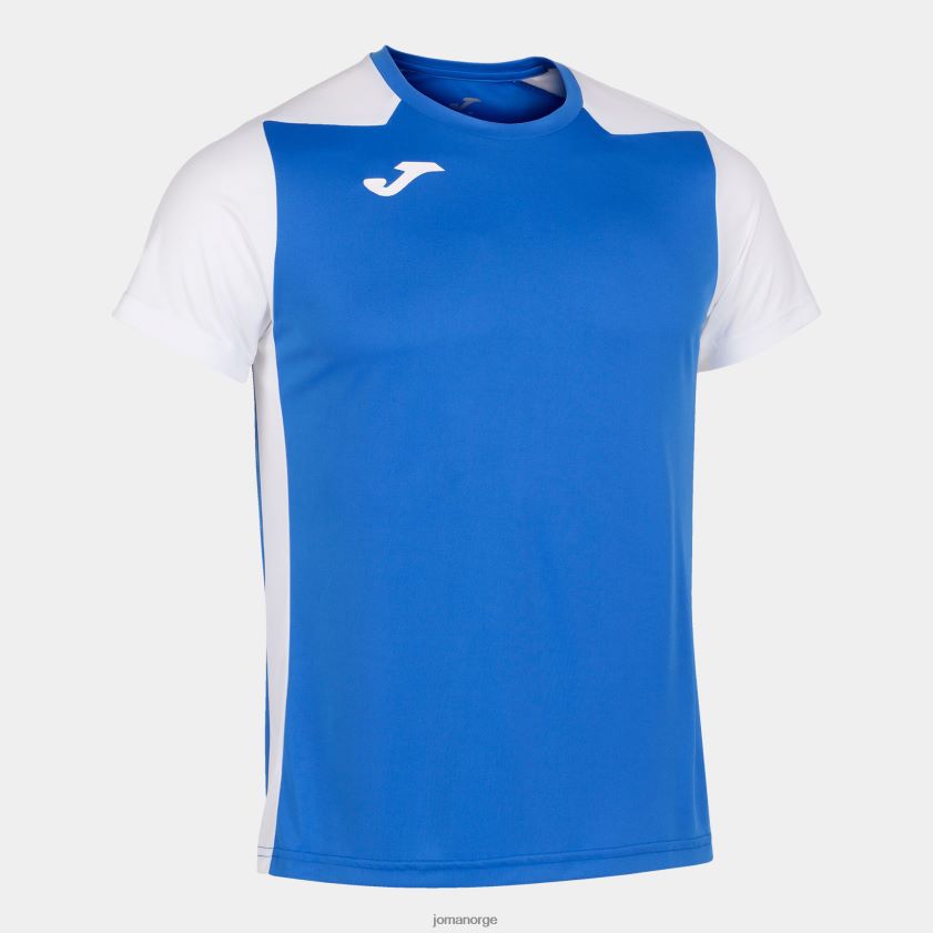 nei Joma skjorte kortermet plate ii kongeblå hvit FBD0T04308 menn