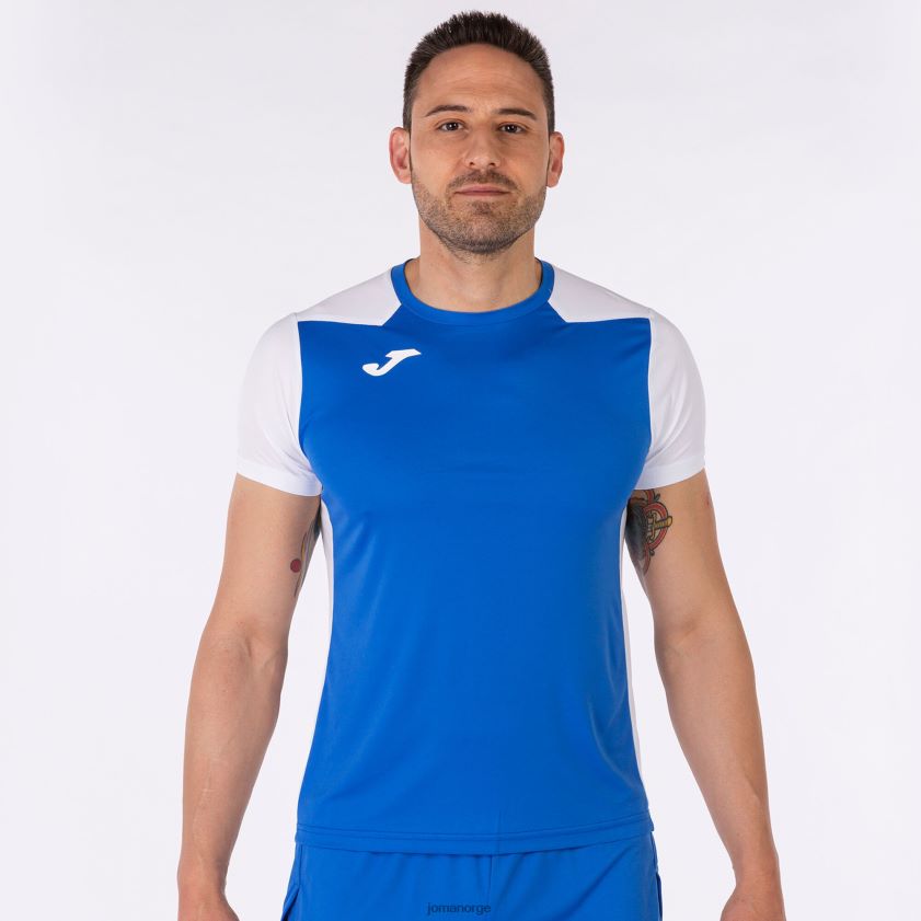 nei Joma skjorte kortermet plate ii kongeblå hvit FBD0T04308 menn