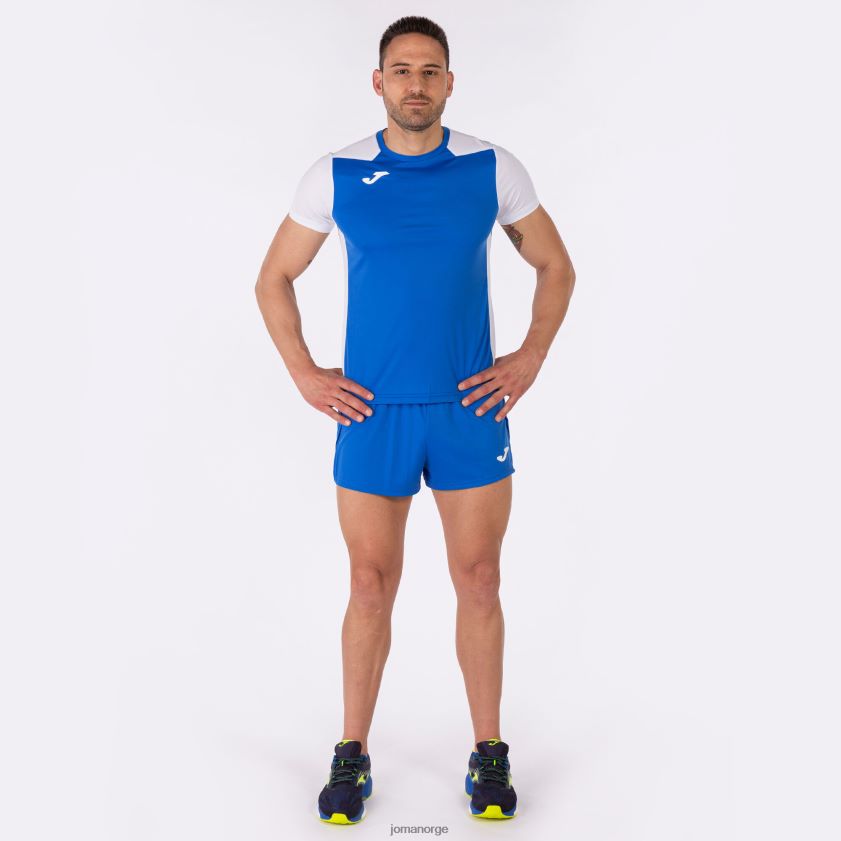 nei Joma skjorte kortermet plate ii kongeblå hvit FBD0T04308 menn