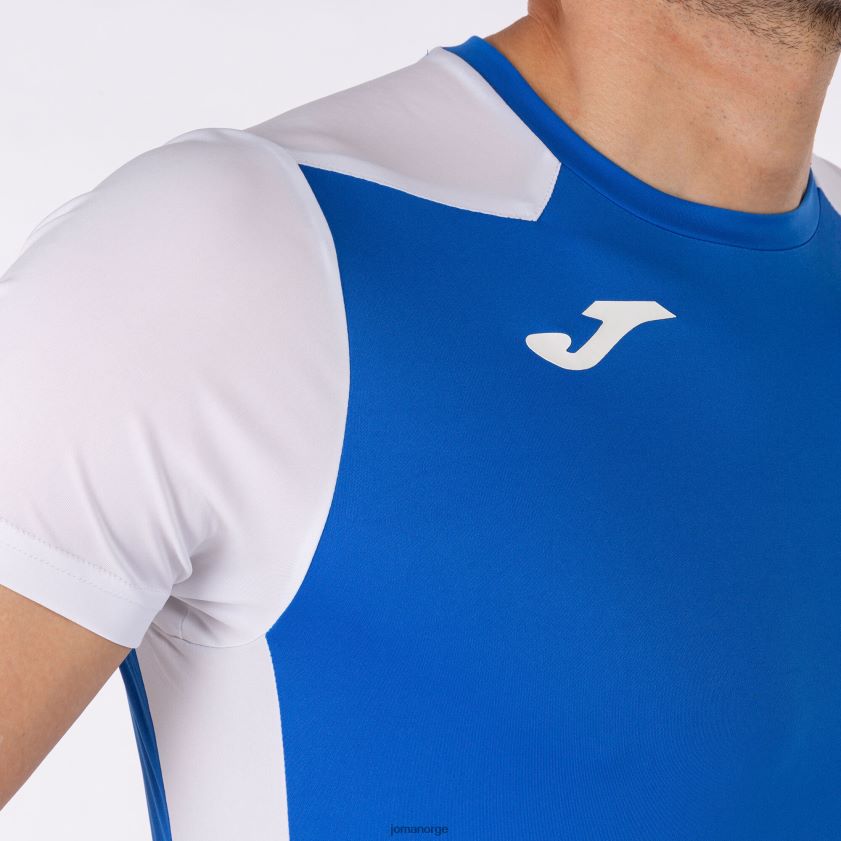 nei Joma skjorte kortermet plate ii kongeblå hvit FBD0T04308 menn