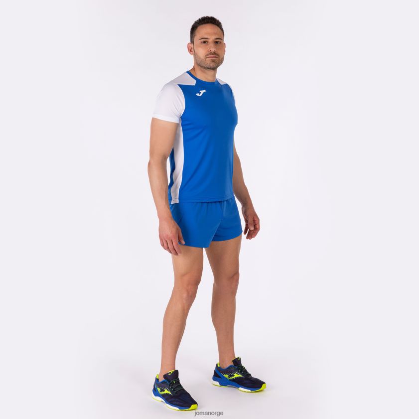nei Joma skjorte kortermet plate ii kongeblå hvit FBD0T04308 menn