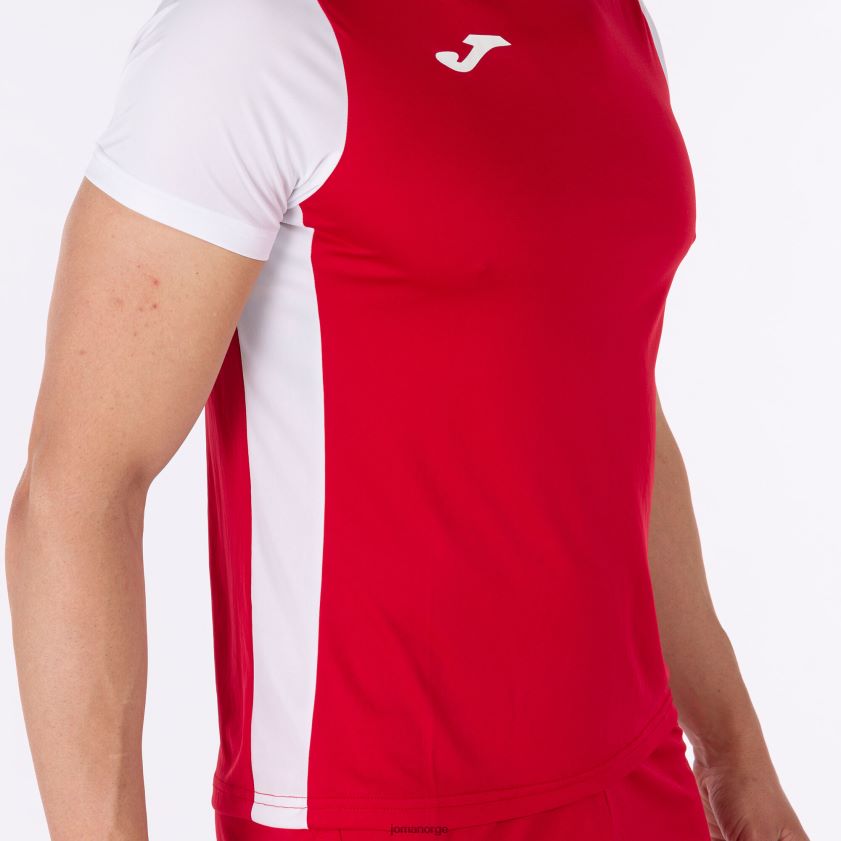 nei Joma skjorte kortermet plate ii rød Hvit FBD0T03554 menn