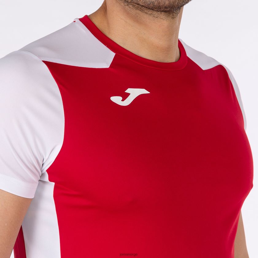 nei Joma skjorte kortermet plate ii rød Hvit FBD0T03554 menn