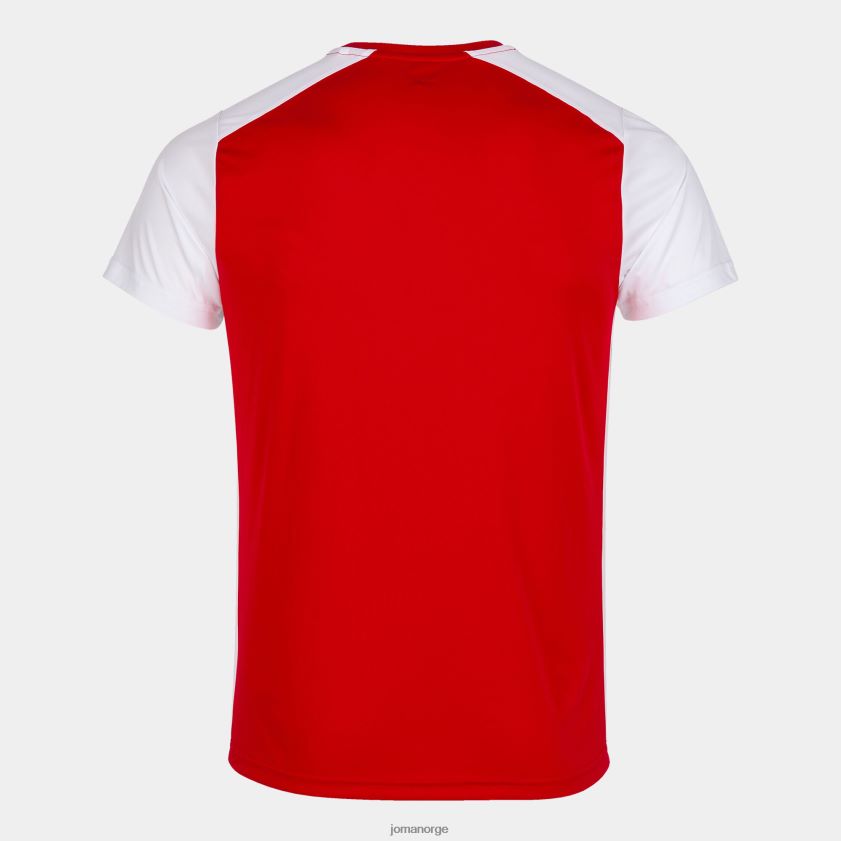nei Joma skjorte kortermet plate ii rød Hvit FBD0T03554 menn