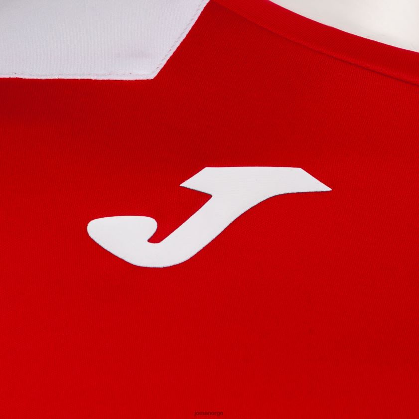 nei Joma skjorte kortermet plate ii rød Hvit FBD0T03554 menn