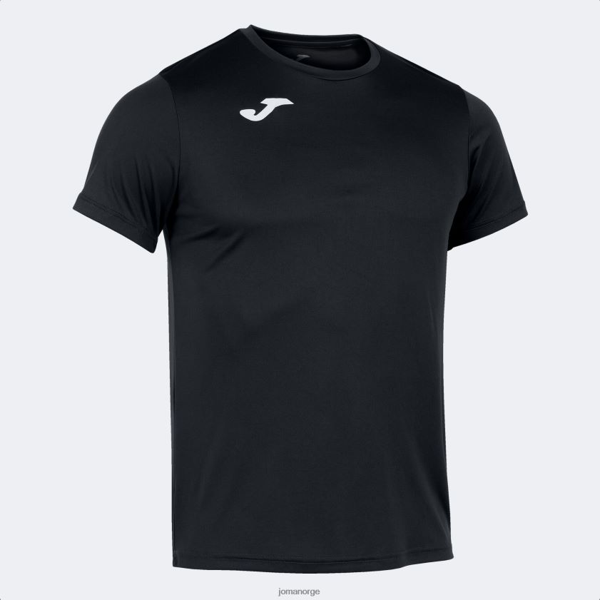 nei Joma skjorte kortermet plate ii svart FBD0T014 menn