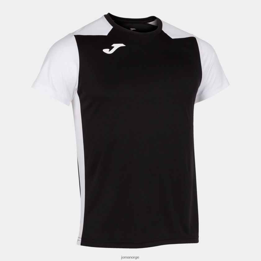 nei Joma skjorte kortermet plate ii svart hvit FBD0T01482 menn