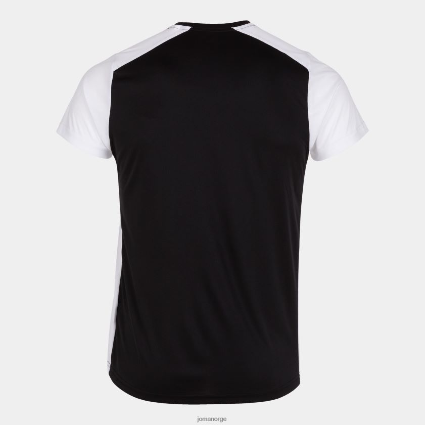 nei Joma skjorte kortermet plate ii svart hvit FBD0T01482 menn