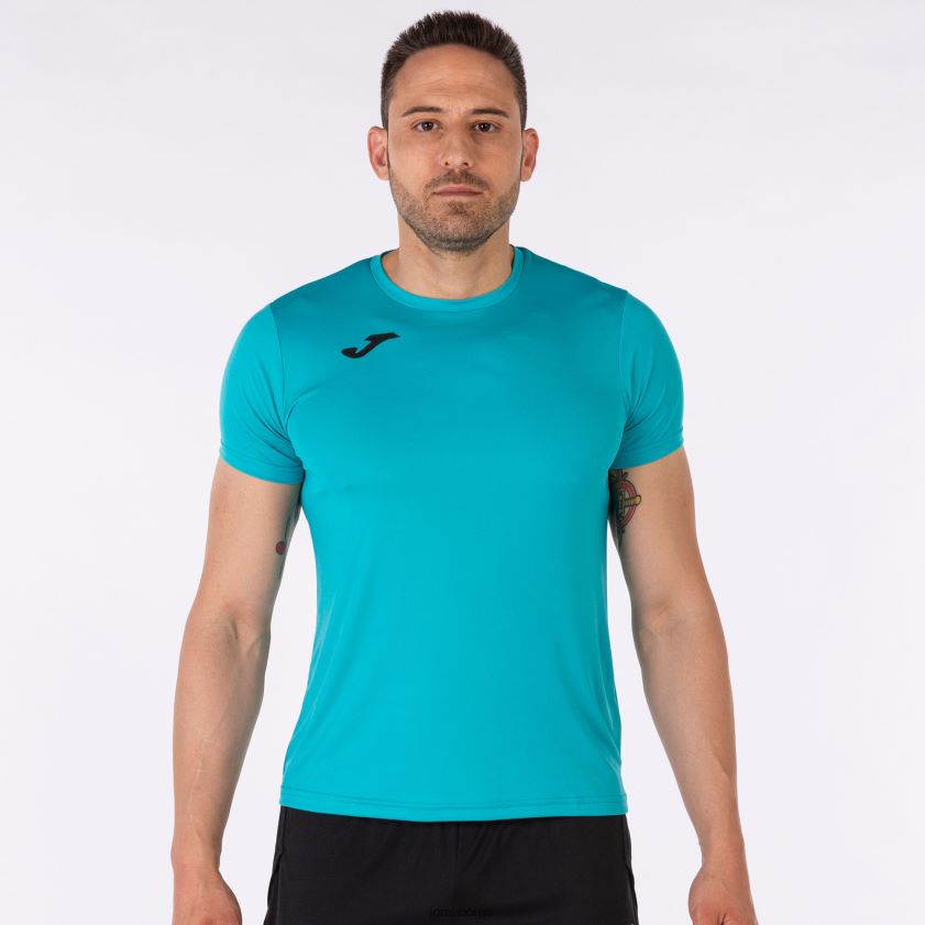nei Joma skjorte kortermet plate ii turkis FBD0T054 menn
