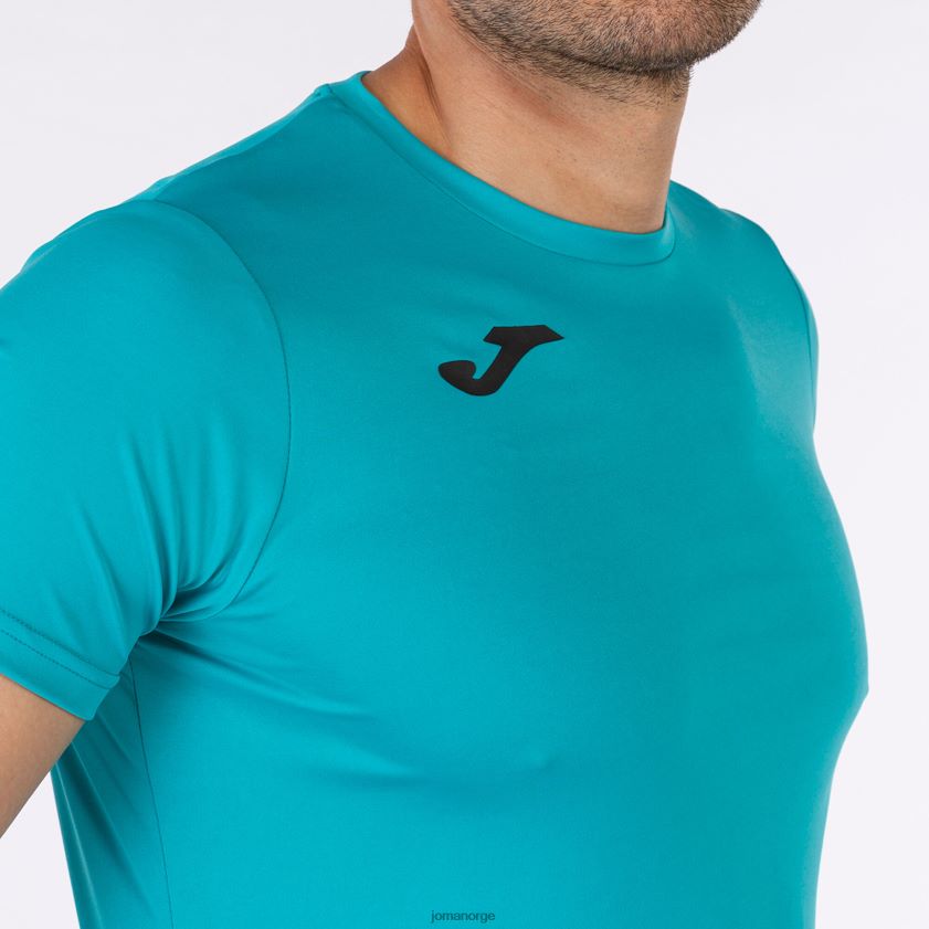 nei Joma skjorte kortermet plate ii turkis FBD0T054 menn