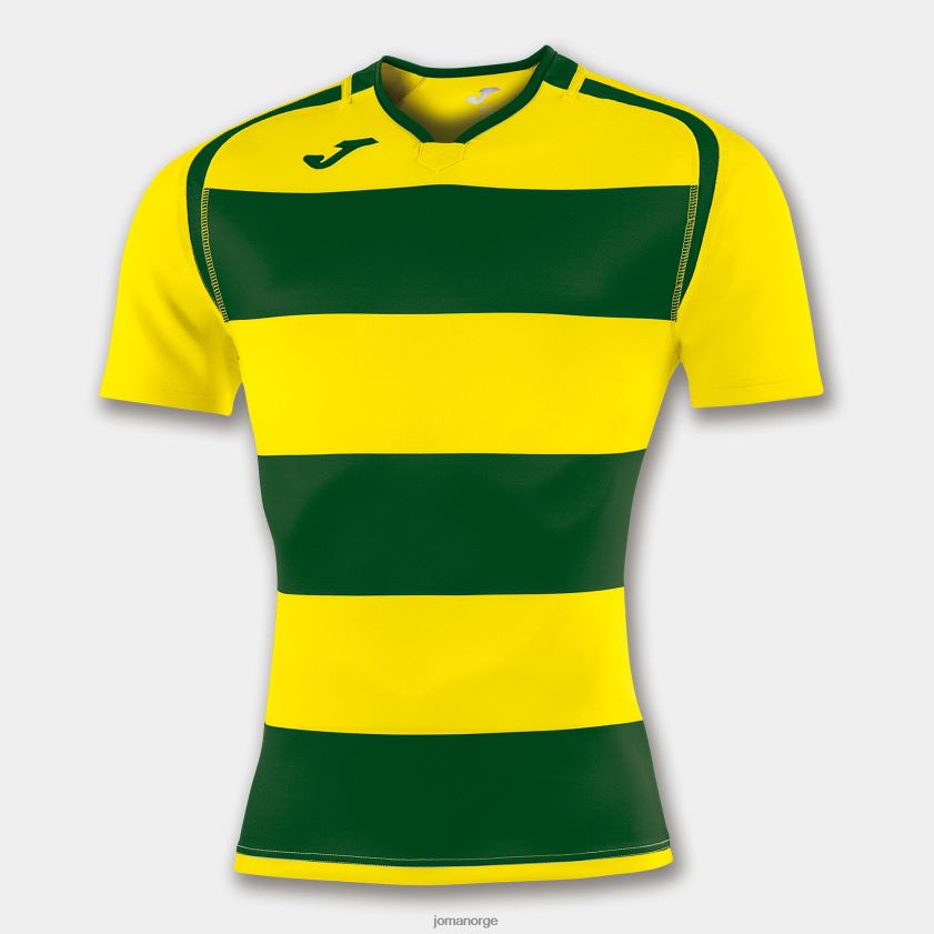 nei Joma skjorte kortermet prorugby ii grønn gul FBD0T04699 menn