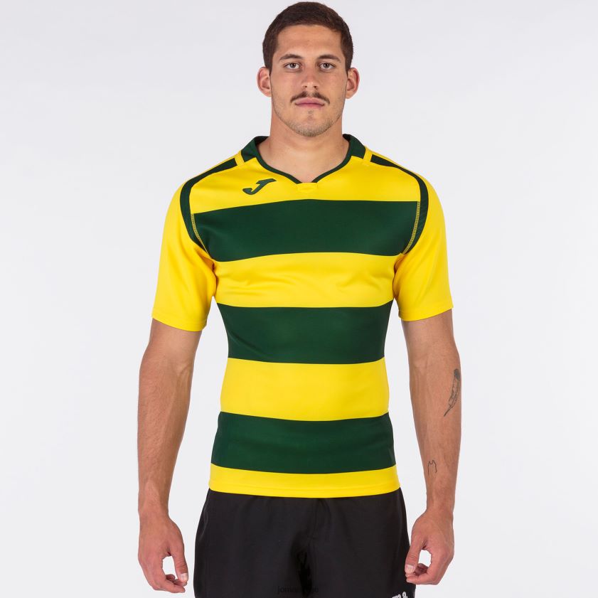 nei Joma skjorte kortermet prorugby ii grønn gul FBD0T04699 menn