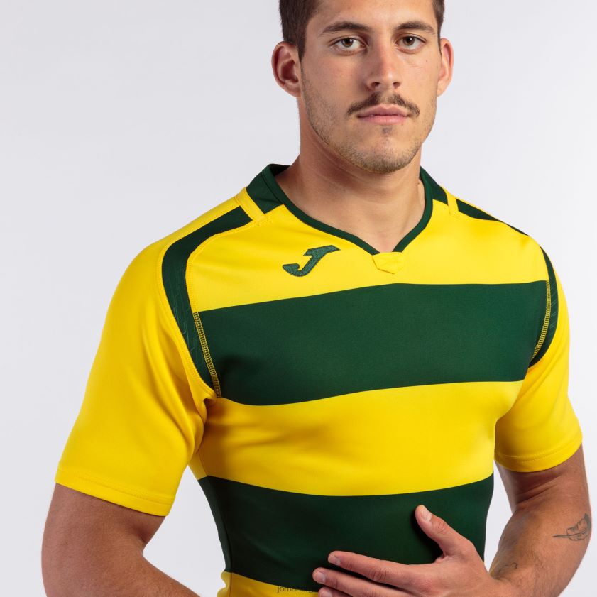 nei Joma skjorte kortermet prorugby ii grønn gul FBD0T04699 menn