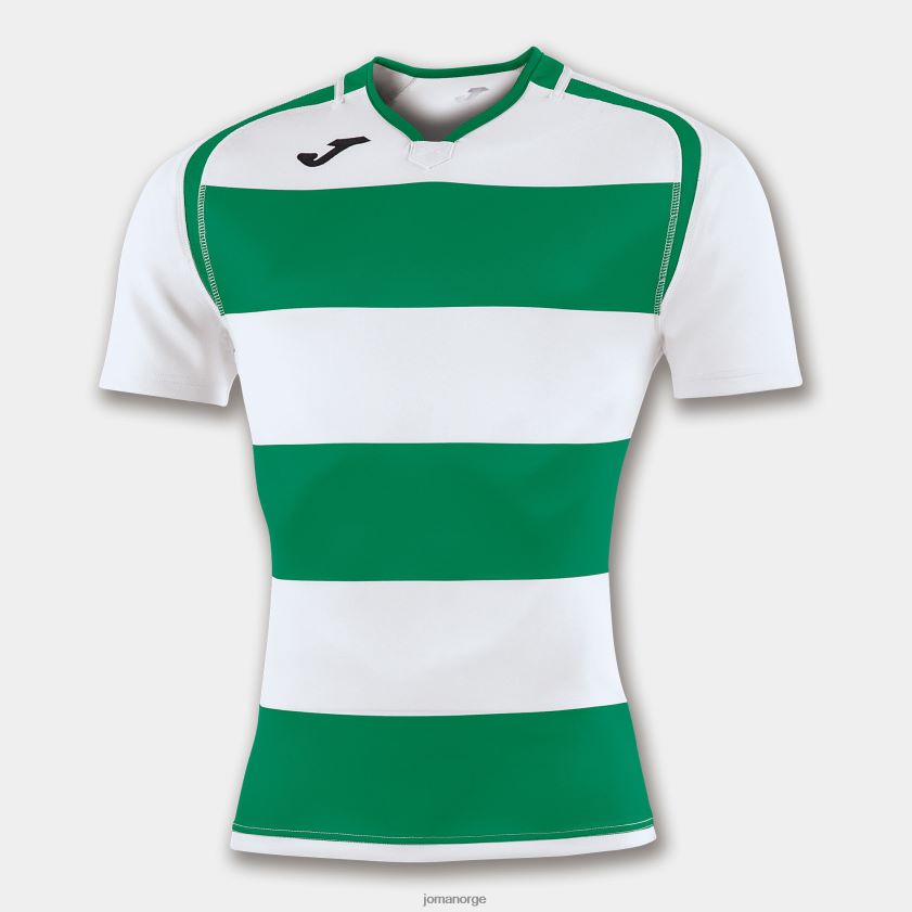 nei Joma skjorte kortermet prorugby ii grønn hvit FBD0T0764 menn