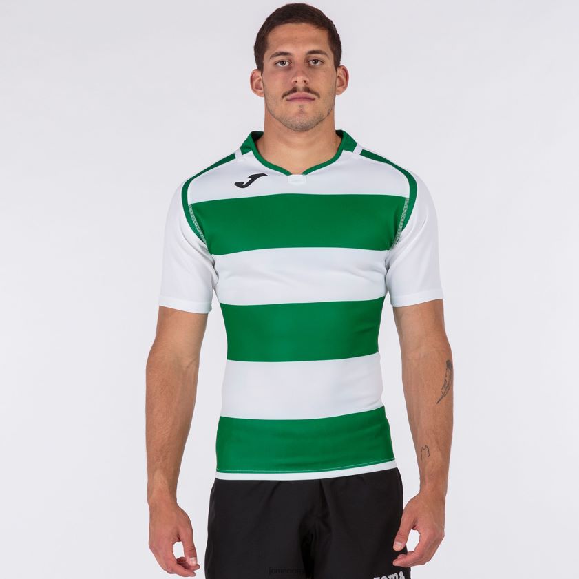 nei Joma skjorte kortermet prorugby ii grønn hvit FBD0T0764 menn
