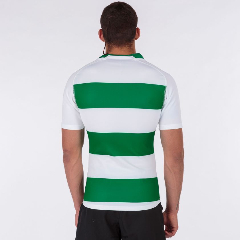 nei Joma skjorte kortermet prorugby ii grønn hvit FBD0T0764 menn