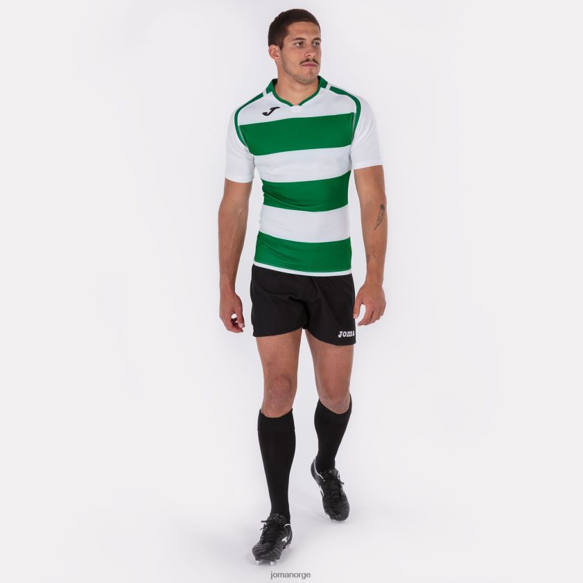 nei Joma skjorte kortermet prorugby ii grønn hvit FBD0T0764 menn