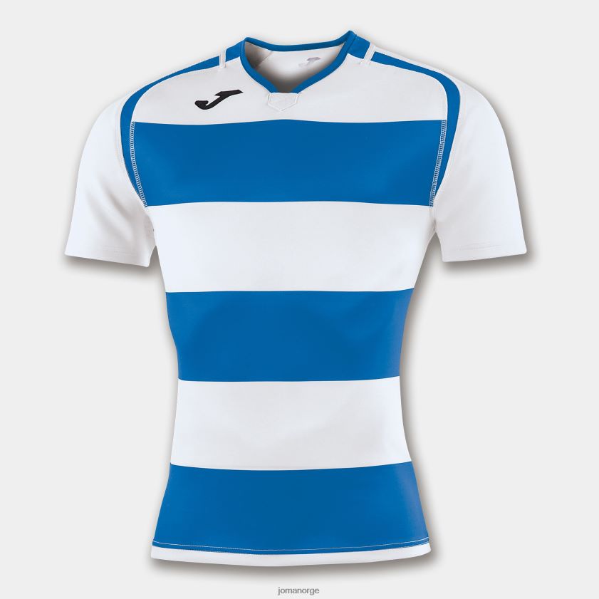 nei Joma skjorte kortermet prorugby ii kongeblå hvit FBD0T02935 menn