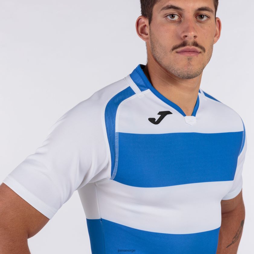 nei Joma skjorte kortermet prorugby ii kongeblå hvit FBD0T02935 menn