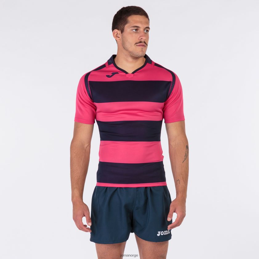 nei Joma skjorte kortermet prorugby ii lilla rosa FBD0T0830 menn