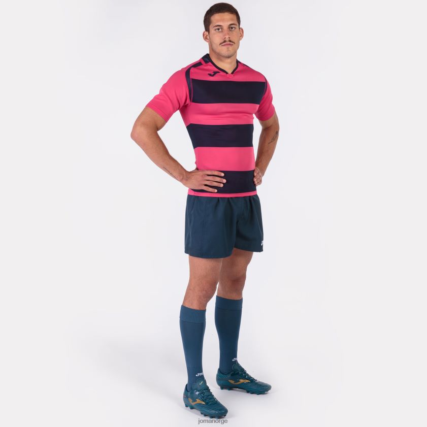 nei Joma skjorte kortermet prorugby ii lilla rosa FBD0T0830 menn