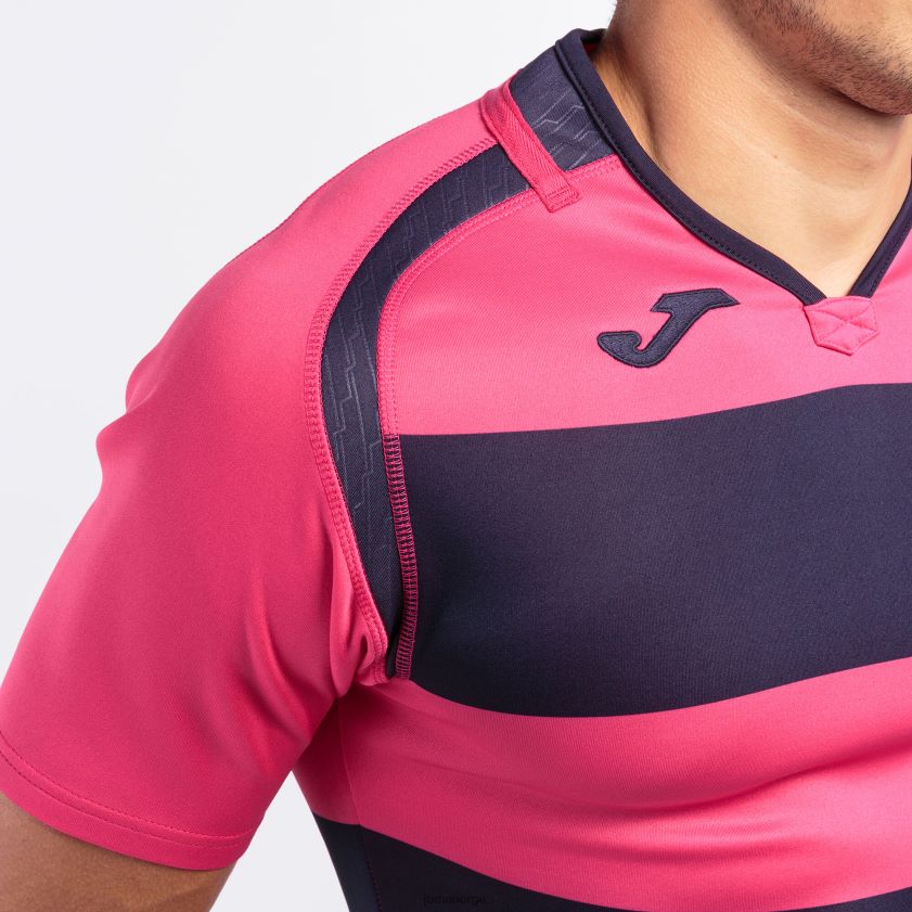 nei Joma skjorte kortermet prorugby ii lilla rosa FBD0T0830 menn