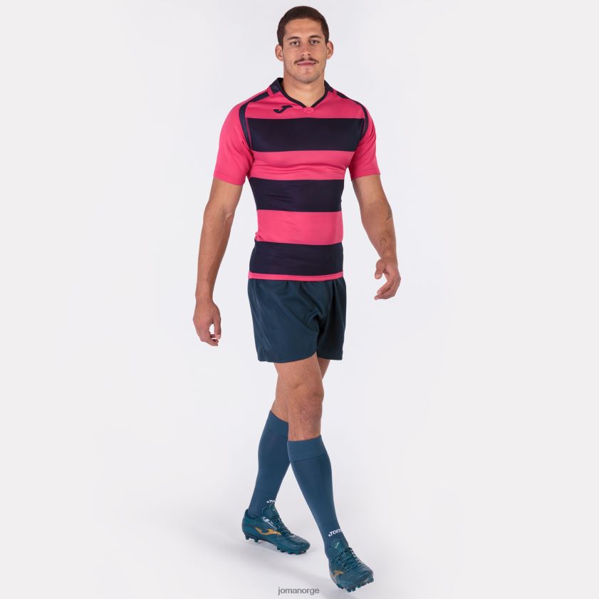 nei Joma skjorte kortermet prorugby ii lilla rosa FBD0T0830 menn