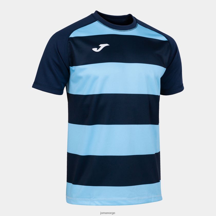 nei Joma skjorte kortermet prorugby ii marineblå himmelblå FBD0T03303 menn