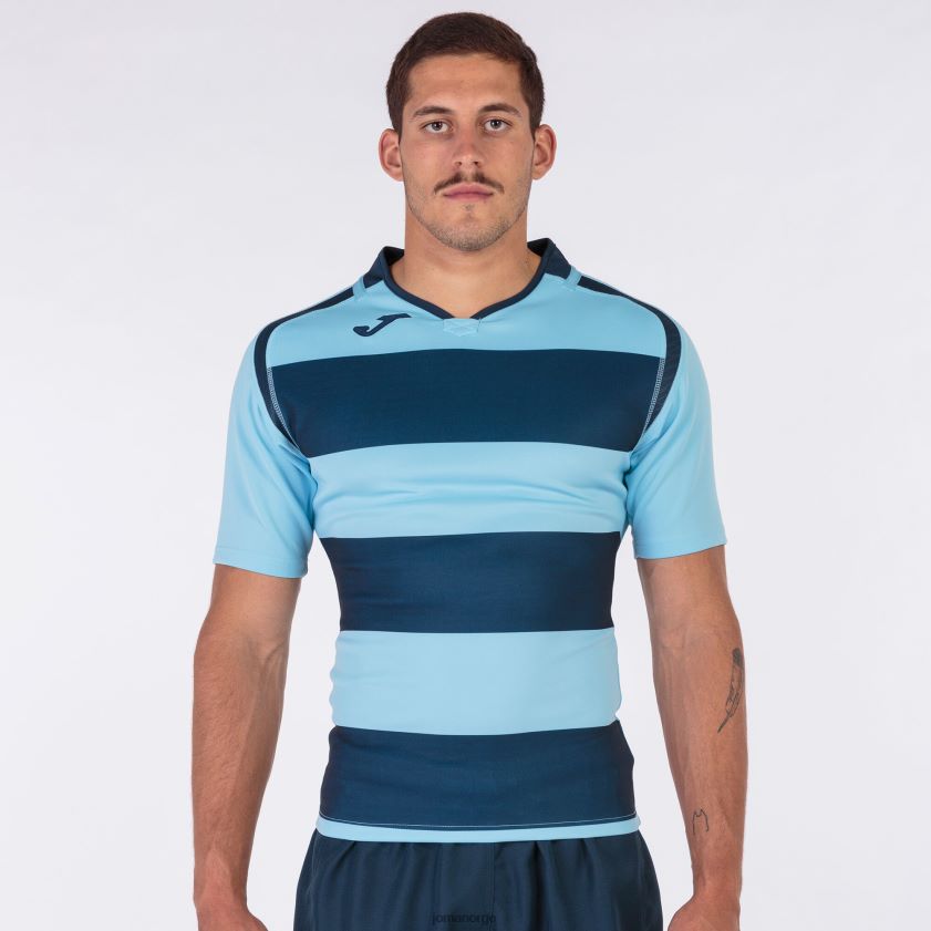 nei Joma skjorte kortermet prorugby ii marineblå himmelblå FBD0T03359 menn