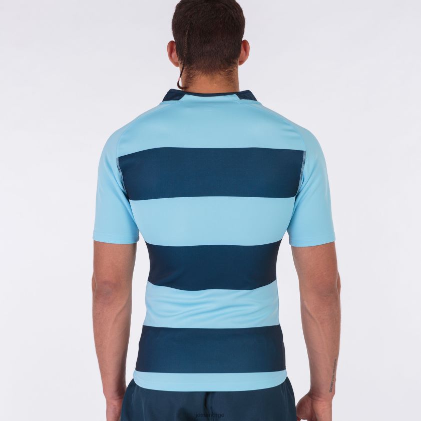 nei Joma skjorte kortermet prorugby ii marineblå himmelblå FBD0T03359 menn