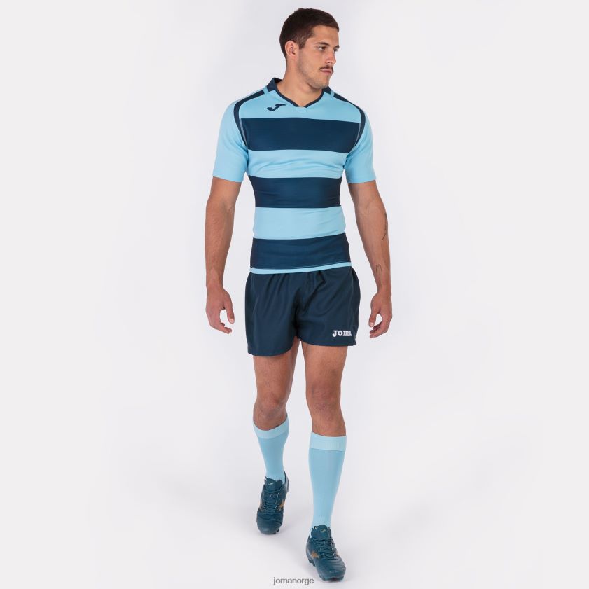 nei Joma skjorte kortermet prorugby ii marineblå himmelblå FBD0T03359 menn