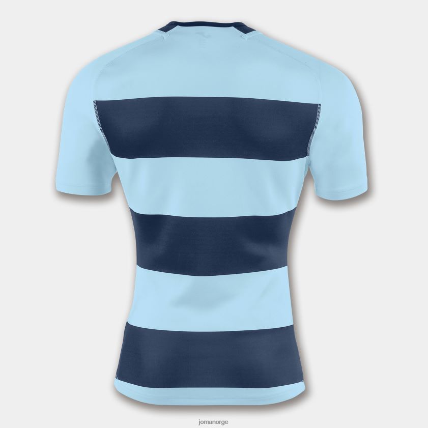 nei Joma skjorte kortermet prorugby ii marineblå himmelblå FBD0T03359 menn