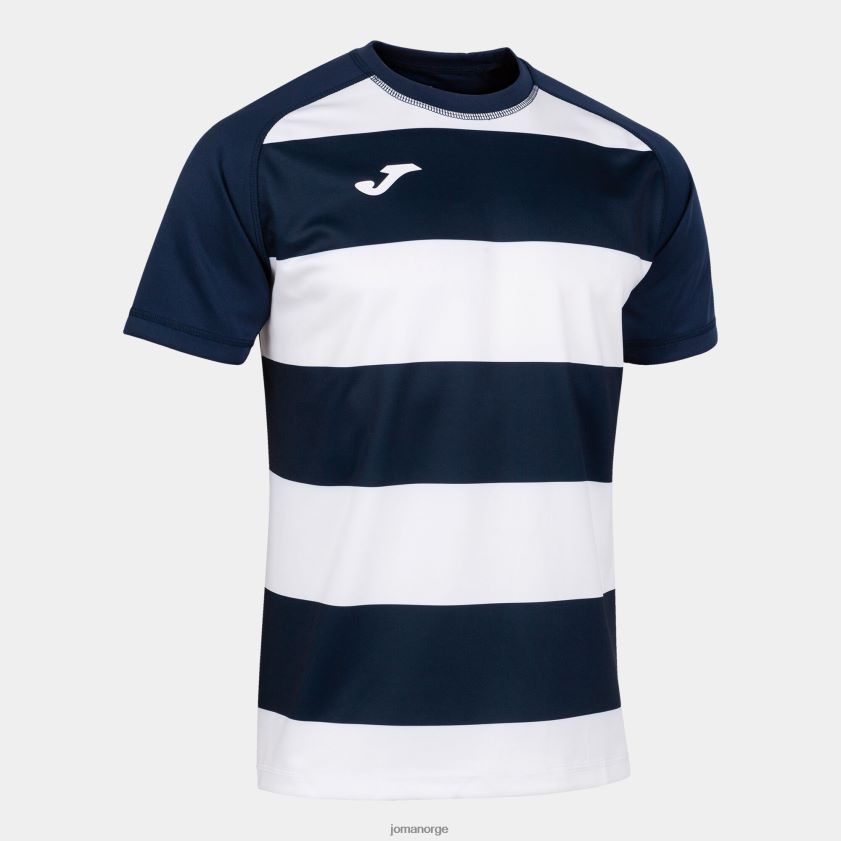 nei Joma skjorte kortermet prorugby ii marineblå hvit FBD0T0817 menn