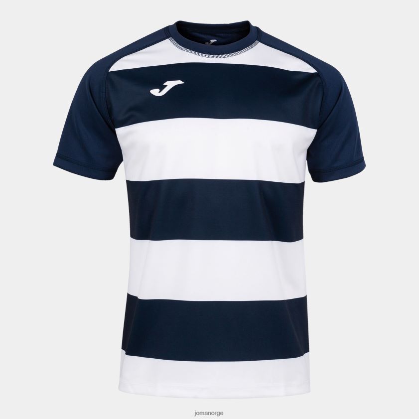 nei Joma skjorte kortermet prorugby ii marineblå hvit FBD0T0817 menn