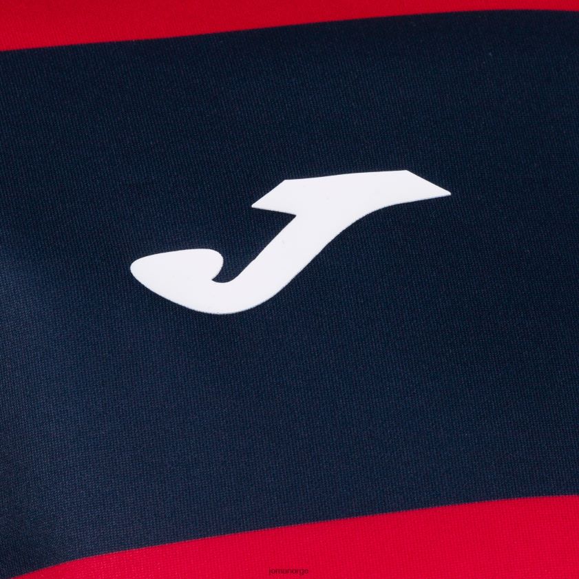 nei Joma skjorte kortermet prorugby ii marineblå rød FBD0T03108 menn
