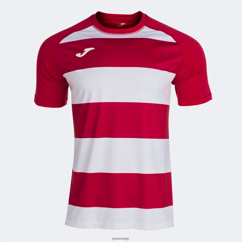 nei Joma skjorte kortermet prorugby ii rød Hvit FBD0T04257 menn