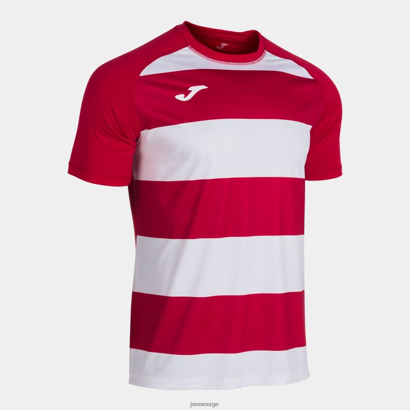 nei Joma skjorte kortermet prorugby ii rød Hvit FBD0T04257 menn