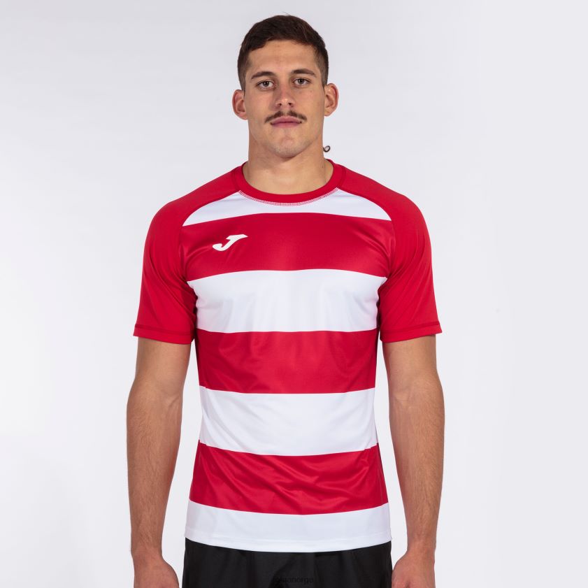 nei Joma skjorte kortermet prorugby ii rød Hvit FBD0T04257 menn