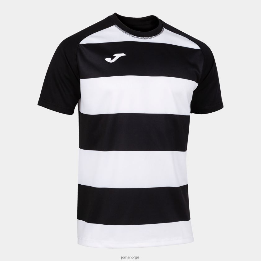 nei Joma skjorte kortermet prorugby ii svart hvit FBD0T01413 menn