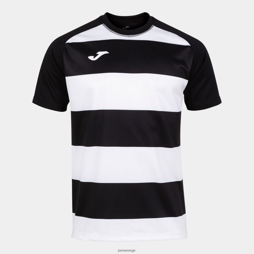 nei Joma skjorte kortermet prorugby ii svart hvit FBD0T01413 menn