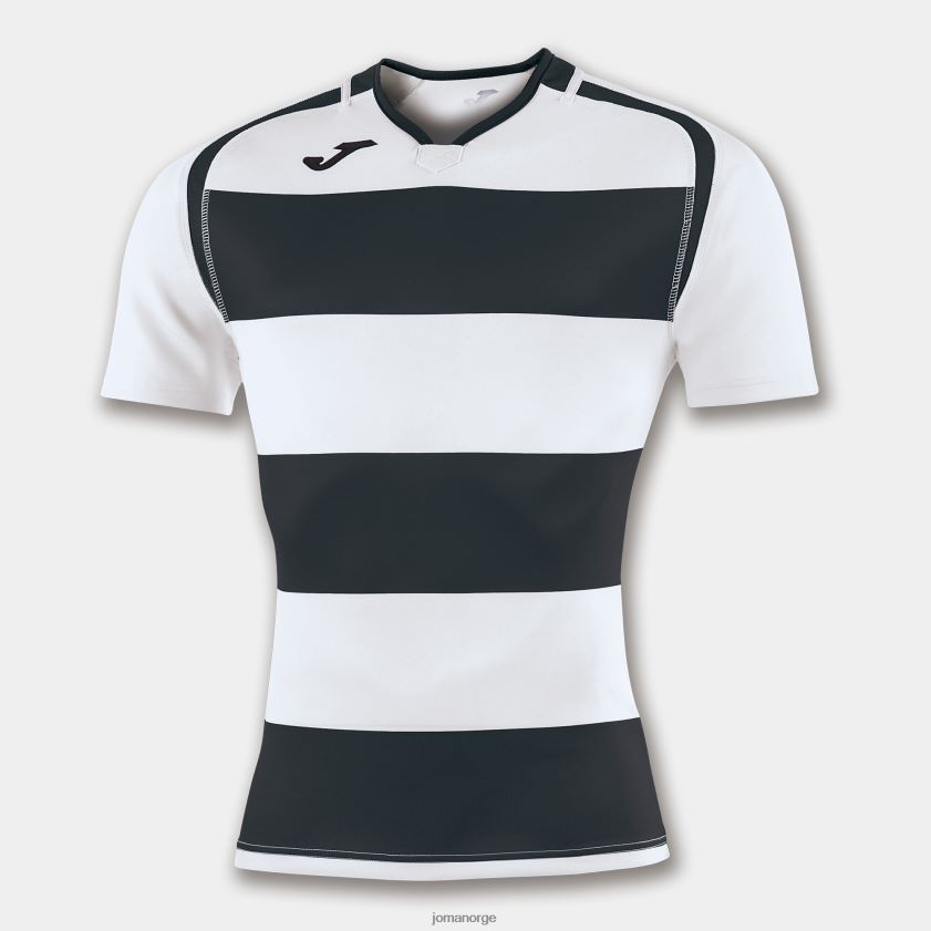 nei Joma skjorte kortermet prorugby ii svart hvit FBD0T03228 menn