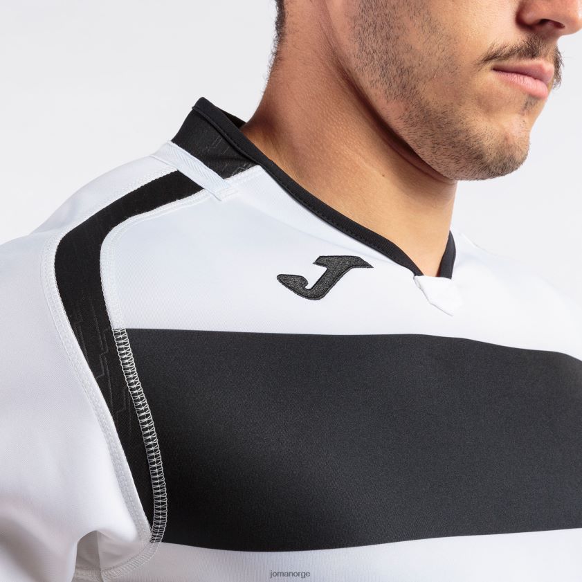 nei Joma skjorte kortermet prorugby ii svart hvit FBD0T03228 menn