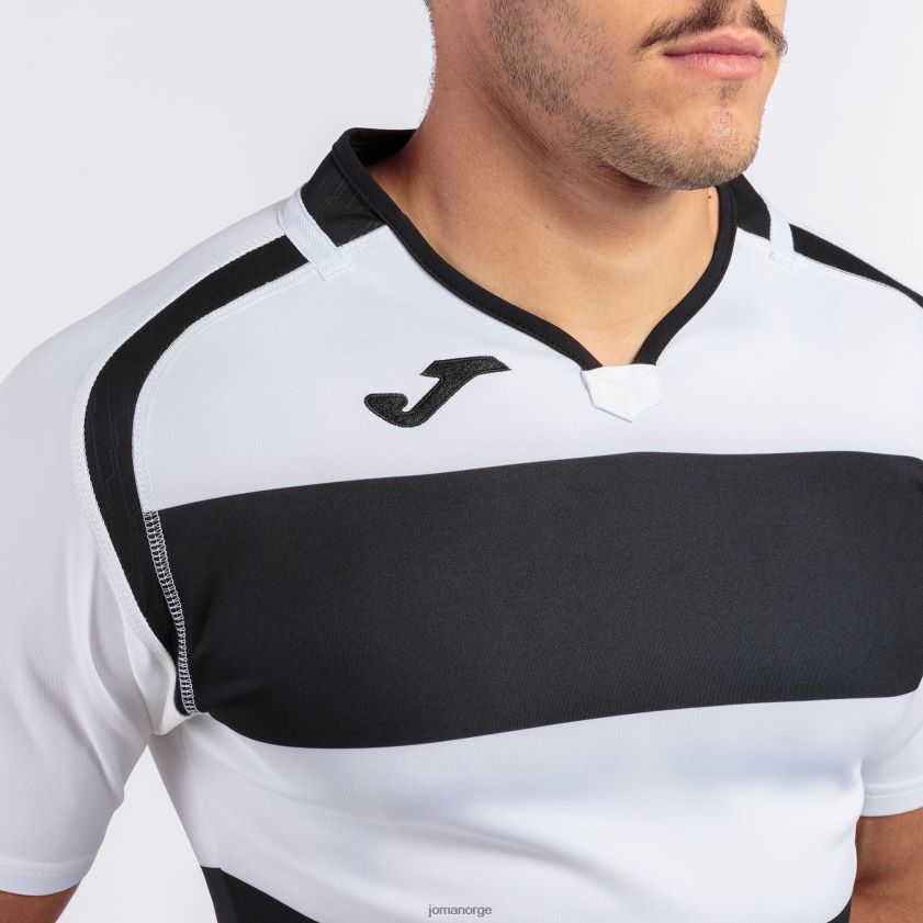 nei Joma skjorte kortermet prorugby ii svart hvit FBD0T03228 menn