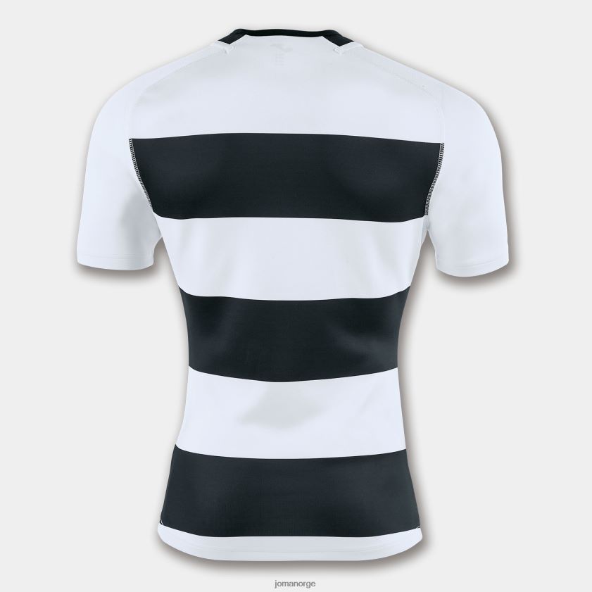 nei Joma skjorte kortermet prorugby ii svart hvit FBD0T03228 menn