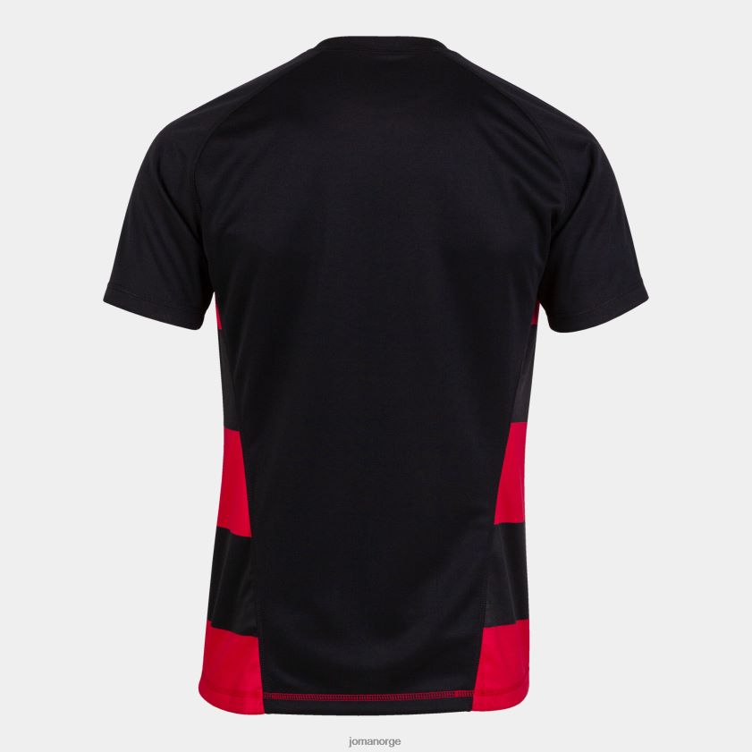 nei Joma skjorte kortermet prorugby ii svart, rød FBD0T01431 menn