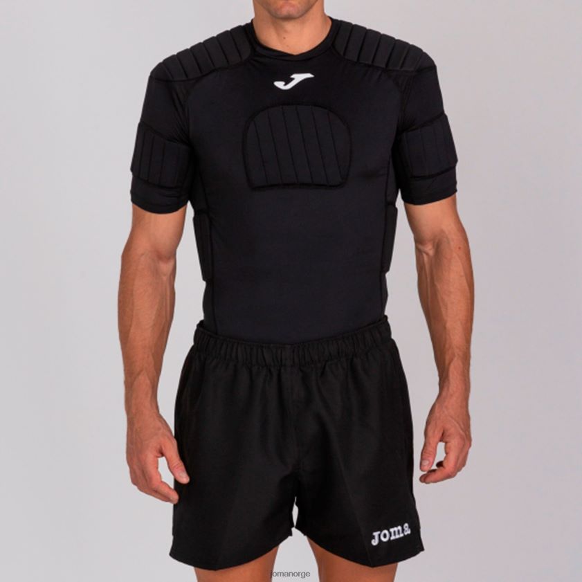 nei Joma skjorte kortermet protec svart FBD0T02991 menn