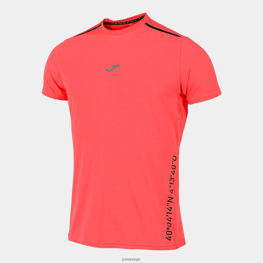 nei Joma skjorte kortermet r-city fluorescerende koraller FBD0T02873 menn