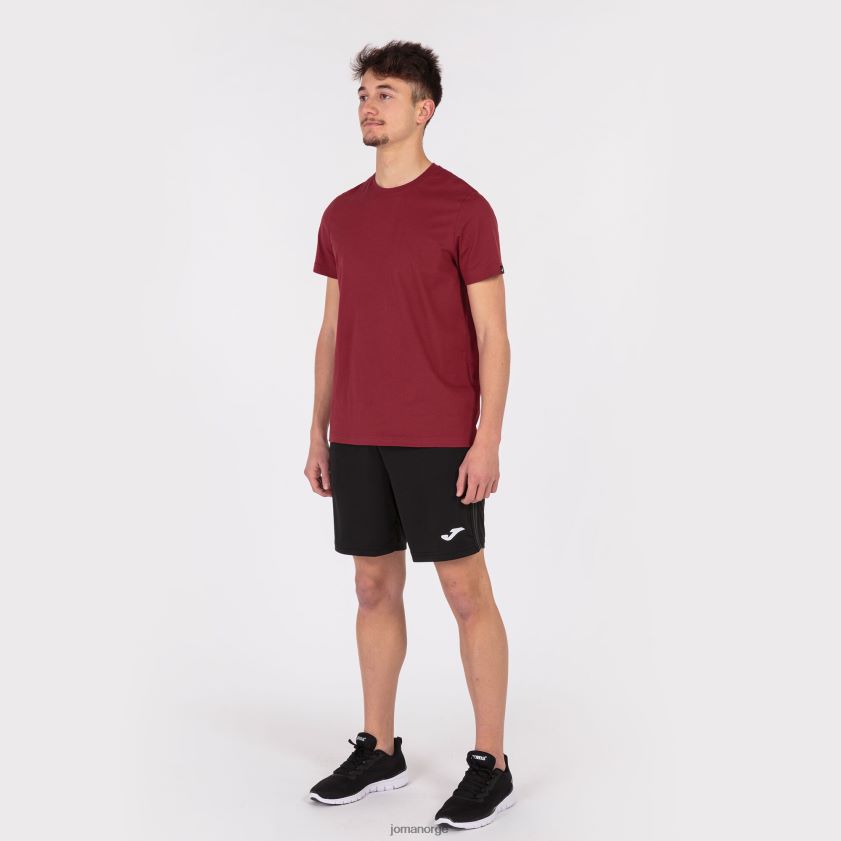 nei Joma skjorte kortermet ørken burgunder FBD0T0941 menn